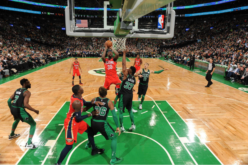 包含鹈鹕险胜凯尔特人，易建联点燃赛场的词条